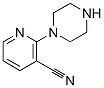 structure of CAS# 84951-44-0, 2-Piperazinonicotinonitrile;2-(1-Piperazinyl)-3-Pyridinecarbonitrile;2-Piperazin-1-Ylnicotinonitrile;Sbb005548