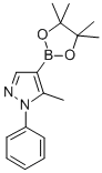 structure of CAS# 849776-88-1, 5-Methyl-1-phenyl-1H-pyrazole-4-boronic acid pinacol ester;5-METHYL-1-PHENYL-4-(4,4,5,5-TETRAMETHYL-1,3,2-DIOXABOROLAN-2-YL)-1H-PYRAZOLE;5-Methyl-1-Phenyl-1H-Pyrazole-4-Boronic Acid Pinacol Ester 97%;5-METHYL-1-PHENYL-1H-PYRAZOLE-4-BORONIC ACID PINACOL ESTER