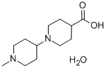 structure of CAS# 849925-07-1, 1-(1-Methylpiperidin-4-Yl)Piperidine-4-Carboxylic Acid Sesquihydrate