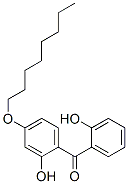 structure of CAS# 85-24-5, 2,2'-Dihydroxy-4-Octyloxybenzophenone;(2-Hydroxy-4-Octoxy-Phenyl)-(2-Hydroxyphenyl)Methanone;Methanone, [2-Hydroxy-4-(Octyloxy)Phenyl](2-Hydroxyphenyl)-;Ah-034/32862024