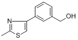 structure of CAS# 850375-06-3, [3-(2-Methyl-1,3-Thiazol-4-Yl)Phenyl]Methanol