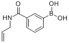结构式 CAS# 850567-29-2, (3-烯丙基氨基羰基)苯硼酸