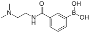 structure of CAS# 850567-31-6, 3-(2-(Dimethylamino)Ethylcarbamoyl)Phenylboronic Acid;3-(2-N,N-DIMETHYLAMINOETHYLAMINOCARBONYL)BENZENE BORONIC ACID;3-(2-Dimethylaminoethylaminocarbonyl)Benzeneboronic Acid 96%;3-[2-(Dimethylamino)Ethylcarbamoyl]Benzeneboronic Acid, 96%