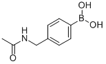 结构式 CAS# 850568-41-1, (4-乙酰氨基甲基苯基)硼酸