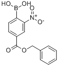结构式 CAS# 850568-58-0, (4-苄氧羰基-2-硝基)苯硼酸
