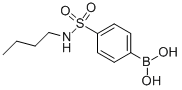 结构式 CAS# 850589-32-1, 4-(N-丁基磺酰氨基)苯硼酸