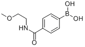 结构式 CAS# 850589-34-3, 4-(2-甲氧基乙基氨基羰基)苯硼酸
