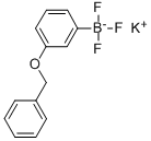结构式 CAS# 850623-58-4, (3-苄基氧基苯基)三氟硼酸钾