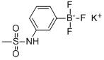 结构式 CAS# 850623-67-5, (3-甲烷磺酰基氨基苯基)三氟硼酸钾