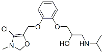 CAS#: 85089-67-4， 1-[2-[(4-Chloro-3-Methyl-Oxazol-5-Yl)Methoxy]Phenoxy]-3-(Propan-2-Ylamino)Propan-2-Ol
