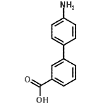 结构式 CAS# 85096-04-4, 4'-氨基-3-联苯基羧酸