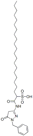 CAS#: 85187-25-3， 1-[[1-Benzyl-4,5-Dihydro-5-Oxo-1H-Pyrazol-3-Yl]Amino]-1-Oxodocosane-2-Sulphonic Acid