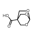 CAS 登录号：85295-63-2， 2,6,7-三氧杂双环[2.2.2]辛烷-4-羧酸