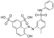 CAS#: 85409-52-5， 8-[[5-Anilinosulphonyl-2-Methylphenyl]Azo]-7-Hydroxynaphthalene-1,3-Disulphonic Acid