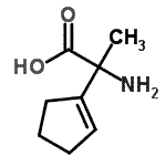 CAS 登录号：85564-12-1， 2-氨基-2-(1-环戊烯-1-基)丙酸