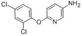 结构式 CAS# 85686-48-2, 6-(2,4-二氯苯氧基)吡啶-3-胺