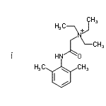 CAS#: 85708-79-8， 2-[(2,6-Dimethylphenyl)amino]-N,N,N-triethyl-2-oxoethanaminium iodide