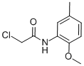 结构式 CAS# 85817-61-4, 2-氯-N-(2-甲氧基-5-甲基苯基)乙酰胺