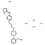 CAS#: 85883-94-9， N-(4-{3-[4-(2-Methoxyphenyl)-1-piperazinyl]propoxy}phenyl)-4,5-dihydro-1H-imidazol-2-amine pentahydrochloride