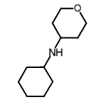 结构式 CAS# 859521-69-0, N-环己基四氢-2H-吡喃-4-胺