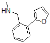 结构式 CAS# 859850-97-8, 2-(2-呋喃基)-N-甲基-苯甲胺