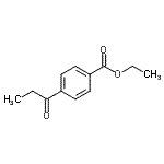 structure of CAS# 860344-87-2, Ethyl 4-propionylbenzoate;BENZOIC ACID, 4-(1-OXOPROPYL)-, ETHYL ESTER;Ethyl 4-propionylbenzoate;MFCD02261279