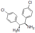 结构式 CAS# 86212-34-2, 中位-1,2-二(4-氯苯基)乙二胺