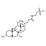 CAS#: 86386-60-9， 2-{[(3alpha,5beta,7alpha,8xi,12alpha)-3,7,12-Trihydroxy-24-oxocholan-24-yl]amino}ethanesulfonic acid