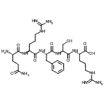 结构式 CAS# 864084-88-8, L-谷氨酰胺酰-L-精氨酰-L-苯丙氨酰-L-丝氨酰-L-精氨酸