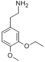 structure of CAS# 86456-97-5, 3-Ethoxy-4-Methoxyphenethylamine;2-(3-Ethoxy-4-Methoxyphenyl)Ethanamine;3-ETHOXY-4-METHOXYPHENETHYLAMINE 99%;3-ETHOXY-4-METHOXYPHENETHYLAMINE