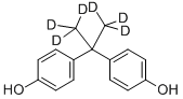 structure of CAS# 86588-58-1, Bisphenol A (Propane-D6)