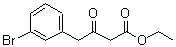 结构式 CAS# 866270-04-4, 4-(3-溴苯基)-3-氧代丁酸乙酯