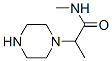 CAS#: 86906-74-3， N,alpha-Dimethyl-1-Piperazineacetamide