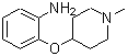 结构式 CAS# 869943-62-4, 2-[(1-甲基-4-哌啶基)氧基]苯胺