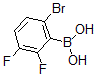 结构式 CAS# 870718-10-8, (6-溴-2,3-二氟苯基)-硼酸