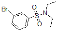 structure of CAS# 871269-11-3, 3-Bromo-N,N-Diethyl-Benzenesulfonamide;3-Bromo-N,N-Diethylbenzenesulphonamide 98%;3-BROMO-N,N-DIETHYLBENZENESULPHONAMIDE;N,N-DIETHYL 3-BROMOBENZENESULFONAMIDE