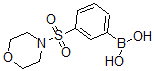 structure of CAS# 871329-60-1, B-[3-(4-Morpholinylsulfonyl)Phenyl]-Boronic Acid;{3-[N-(Morpholin-4-Ylmethyl)Methanesulfonamido]Phenyl}Boronic Acid;3-(Morpholin-4-Ylsulphonyl)Benzeneboronic Acid 96%;3-(4-Morpholinylsulfonyl)Benzeneboronic Acid, 96%