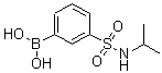 结构式 CAS# 871329-77-0, [3-(异丙基氨基磺酰基)苯基]硼酸