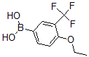 structure of CAS# 871329-83-8, B-[4-Ethoxy-3-(Trifluoromethyl)Phenyl]-Boronic Acid;4-ETHOXY-3-(TRIFLUOROMETHYL)BENZENEBORONIC ACID;4-ETHOXY-3-TRIFLUOROMETHYLPHENYLBORONIC ACID;3-Borono-6-Ethoxybenzotrifluoride