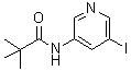结构式 CAS# 873302-38-6, N-(5-碘-3-吡啶基)-2,2-二甲基丙酰胺