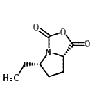 CAS#: 87392-45-8， (5S,7aS)-5-Ethyltetrahydro-1H-pyrrolo[1,2-c][1,3]oxazole-1,3-dione