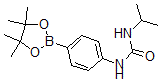 结构式 CAS# 874291-02-8, 4-(3-异丙基脲基)苯硼酸频哪醇酯