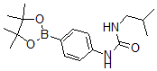 结构式 CAS# 874291-03-9, 4-(3-异丁基脲基)苯硼酸频哪醇酯
