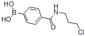结构式 CAS# 874460-03-4, B-[4-[[(3-氯丙基)氨基]羰基]苯基]-硼酸