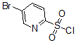 structure of CAS# 874959-68-9, 5-Bromo-2-Pyridinesulfonylchloride;2-Pyridinesulfonyl Chloride, 5-Bromo-;5-BROMO-PYRIDINE-2-SULFONYL CHLORIDE;5-Bromo-2-Pyridinesulfonyl Chloride