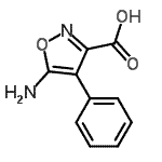 CAS#: 87529-22-4， 5-Amino-4-phenyl-1,2-oxazole-3-carboxylic acid