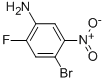 structure of CAS# 87547-06-6, 4-Bromo-2-Fluoro-5-Nitroaniline;4-BROMO-2-FLUORO-5-NITROANILINE