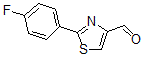 结构式 CAS# 875858-80-3, 2-(4-氟苯基)-4-噻唑甲醛