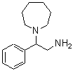 结构式 CAS# 876710-61-1, 2-(1-氮杂环庚基)-2-苯基乙胺