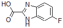 结构式 CAS# 876710-76-8, 6-氟-1H-苯并咪唑-2-羧酸